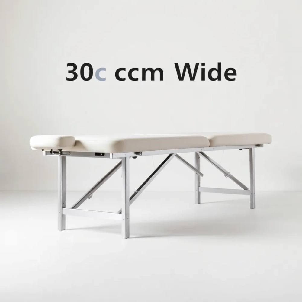 Stół do masażu aluminiowy 80 cm