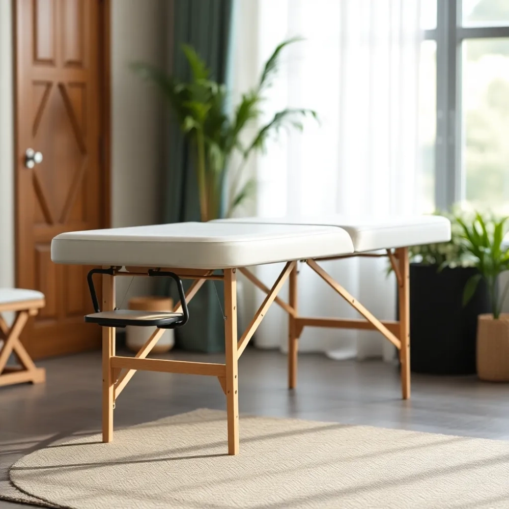 Stół do masażu PRZENOŚNY lekki 70 cm