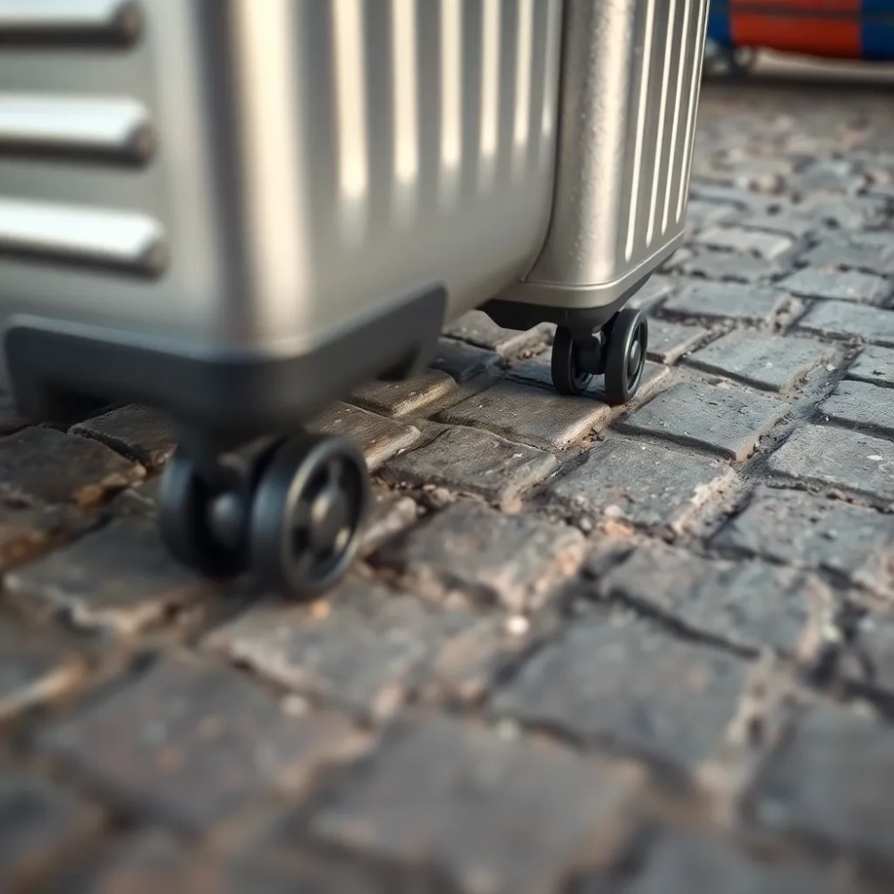 Stopka do walizki na kółkach