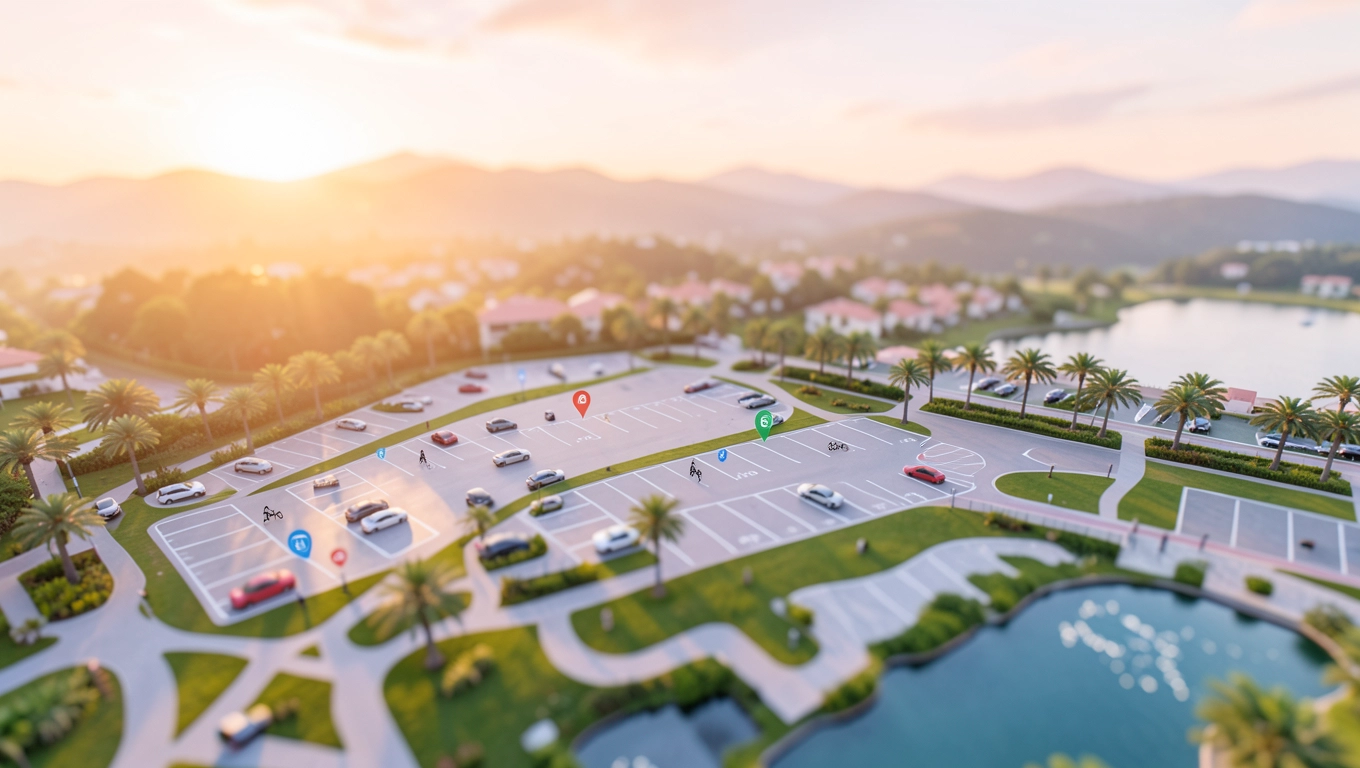 Transport, parking i wskazówki dojazdu na mapie