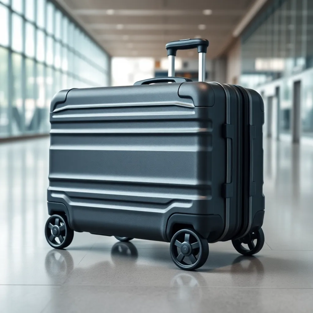 Twarda walizka na kółkach