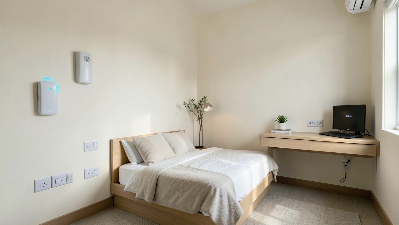 Udogodnienia w pokojach jednoosobowych hostel