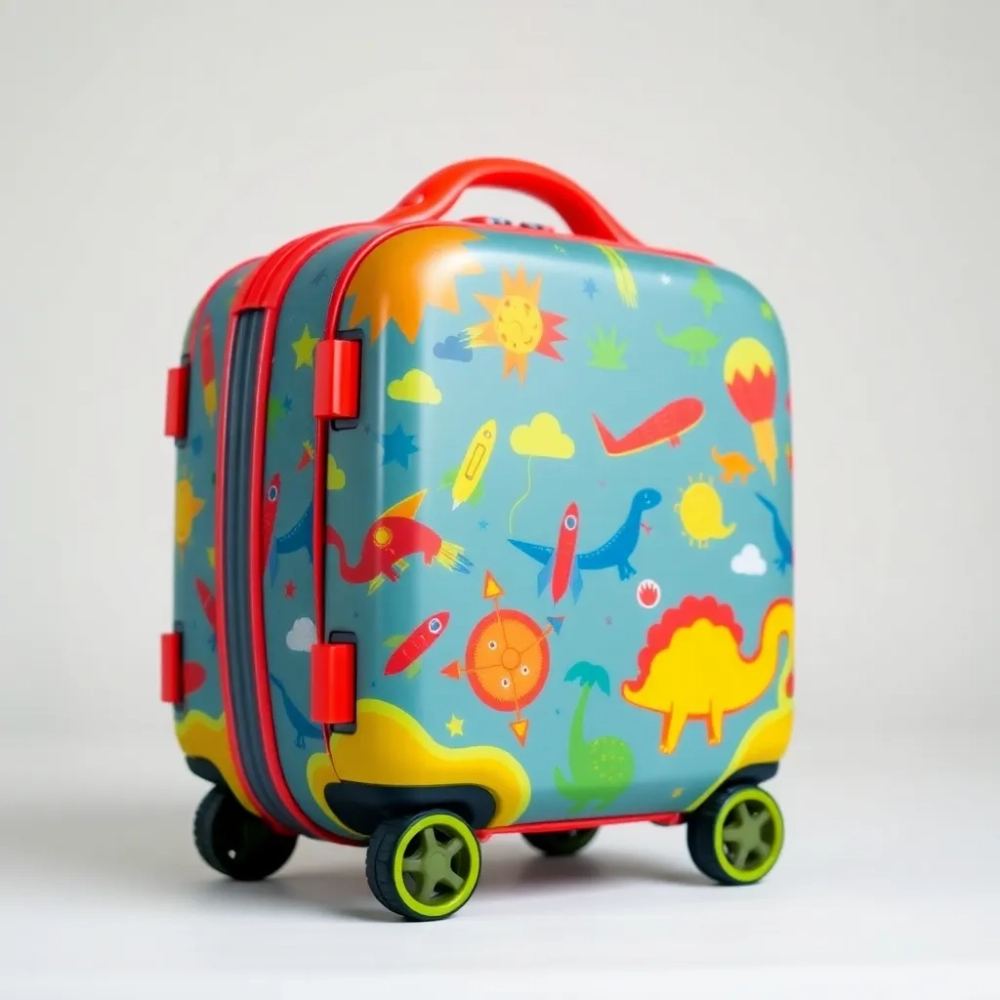 Walizka dziecięca na kółkach dla CHŁOPCA