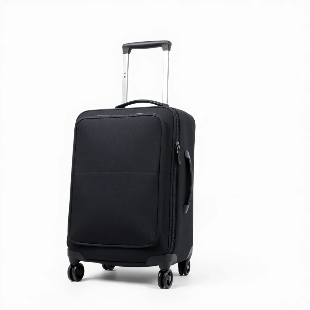 Walizka materiałowa na 4 kółkach średnia