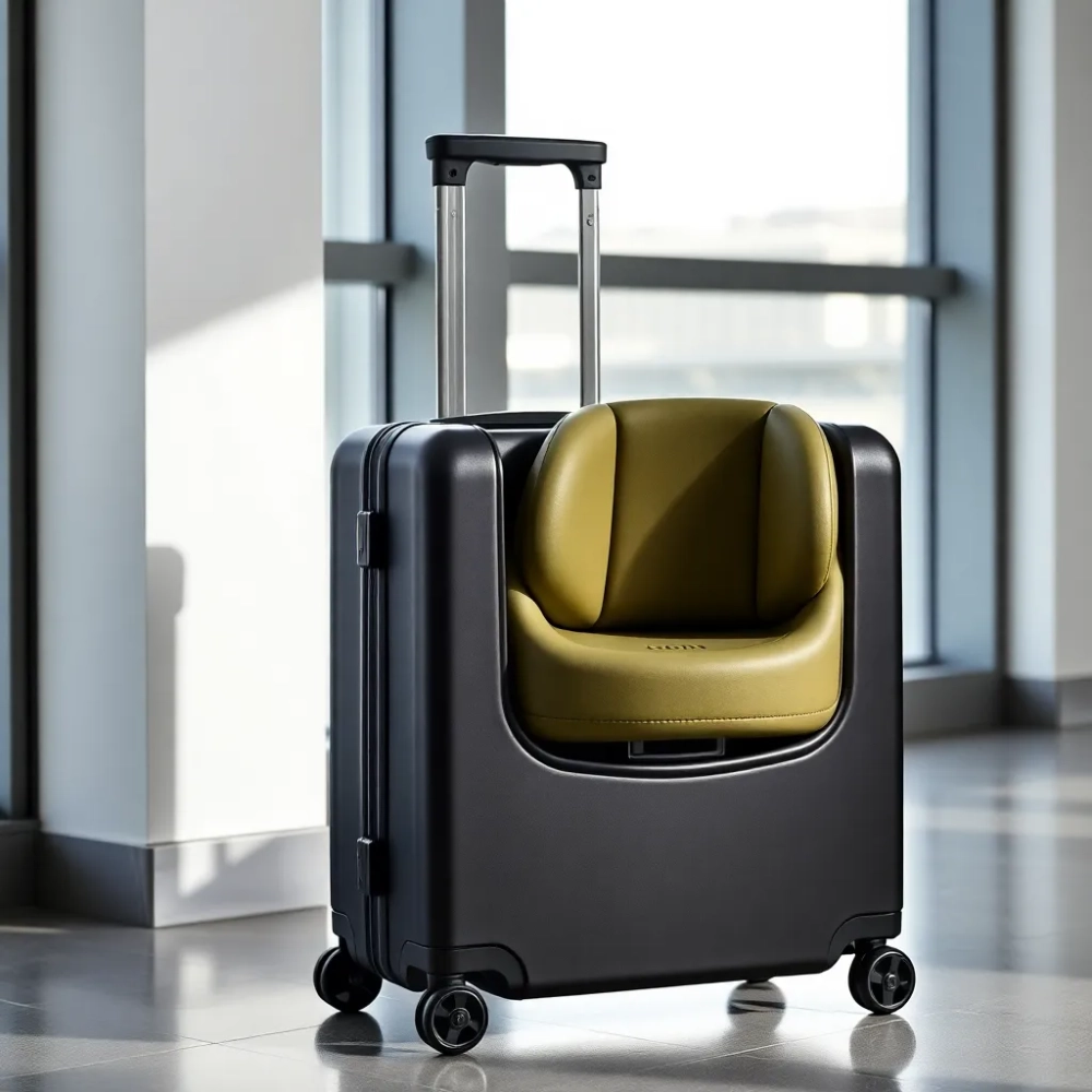 Walizka z siedzeniem dla dziecka