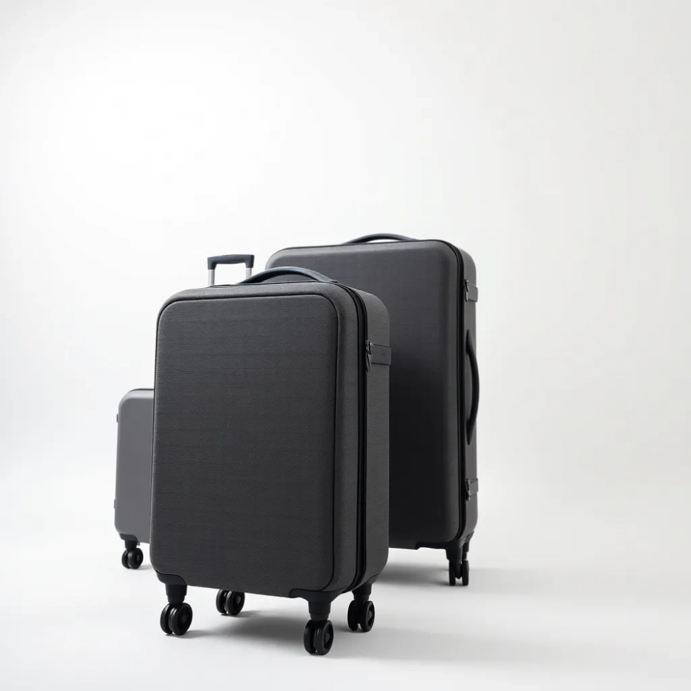 Walizki materiałowe na 4 kółkach