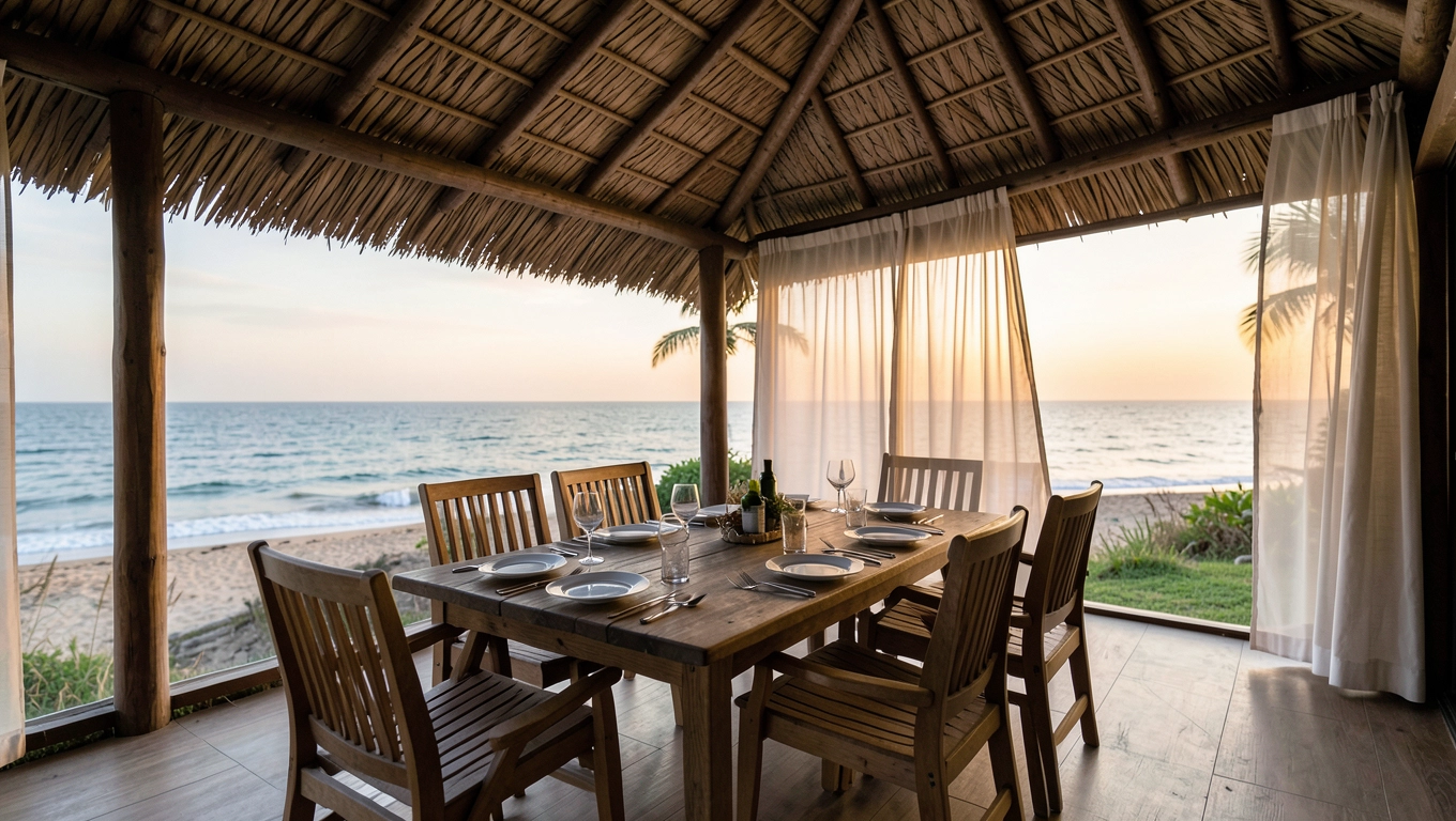 Weranda Bungalow 1 fila na posiłki