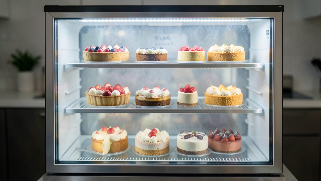 Witryna bufetowa chłodnicza na ciasto