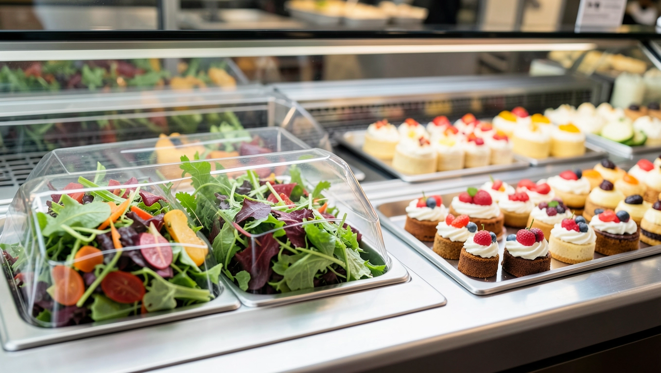 Witryna bufetowa na bufet szwedzki