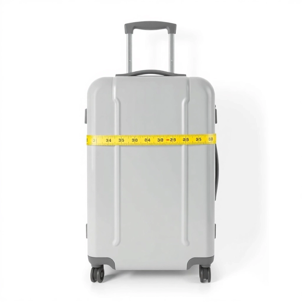 Wymiary średniej walizki