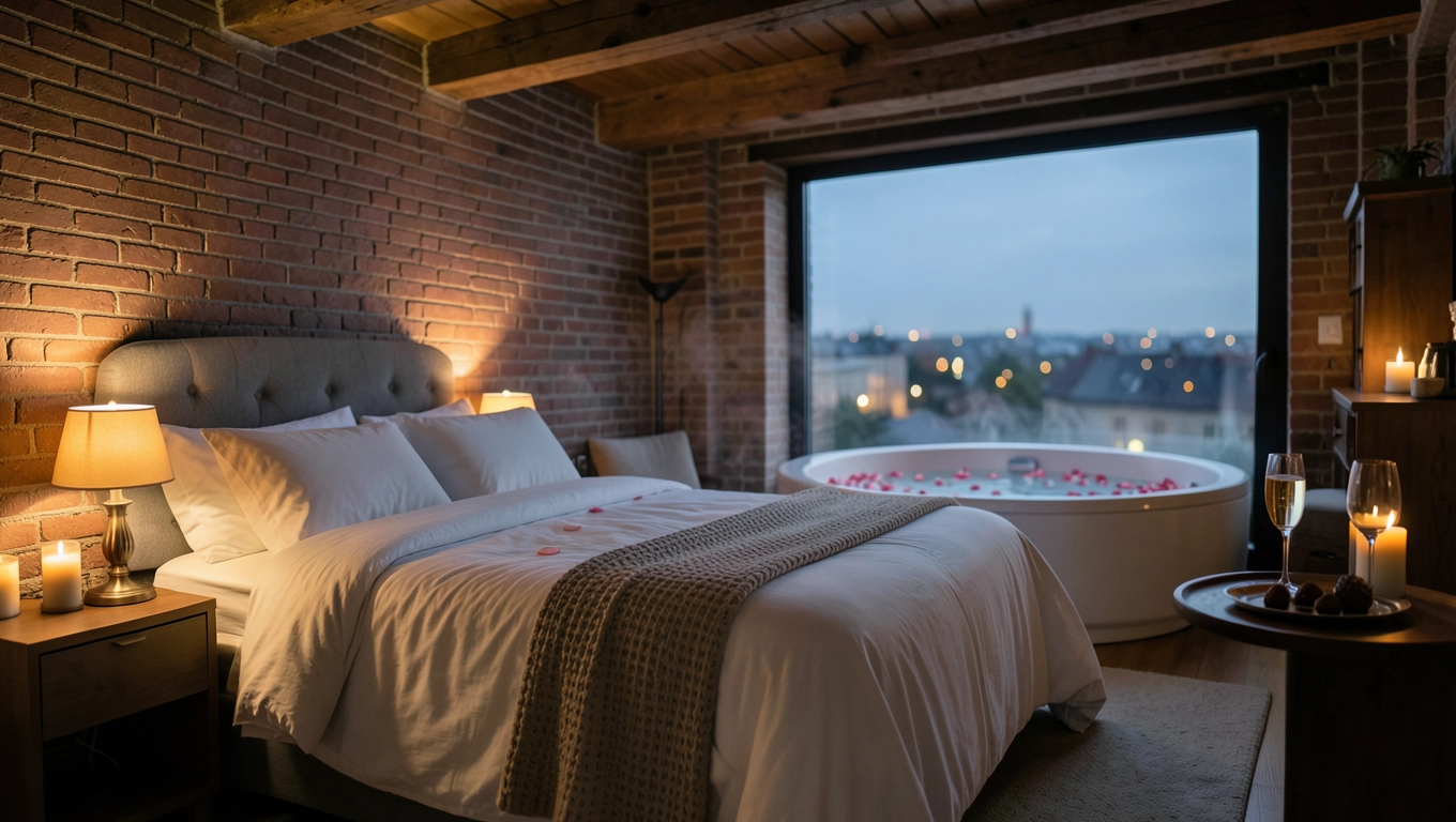 Apartament z jacuzzi w Krakowie na weekend i romantyczny pobyt