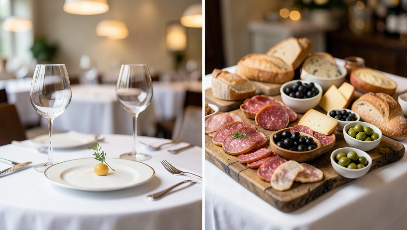 Bufet kontra Bottiglieria 1881 jak różni się menu i cena