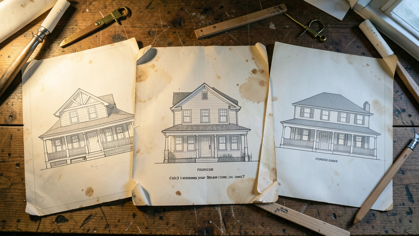 Craftsman Bungalow vs Foursquare vs Prairie Style Plans