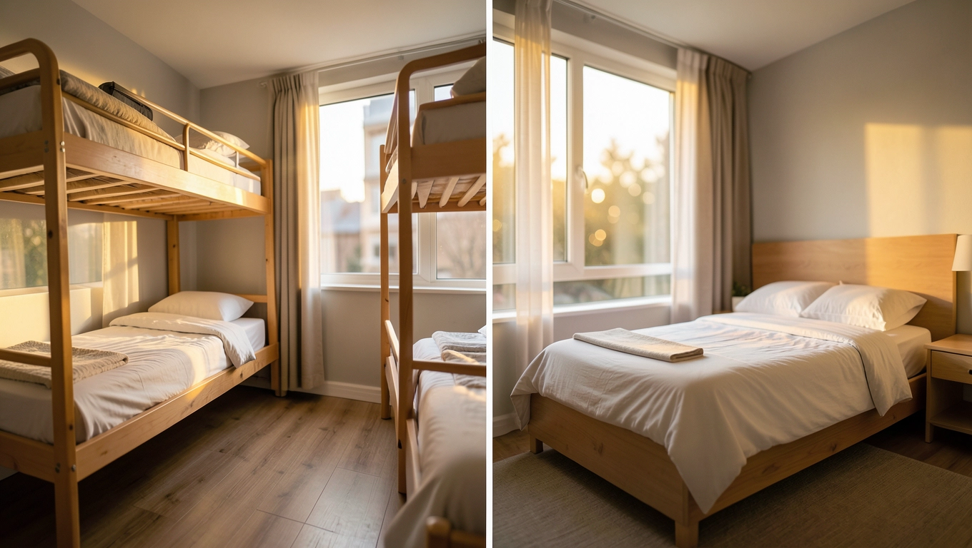 Hostel czy tani hotel Katowice co bardziej się opłaca?