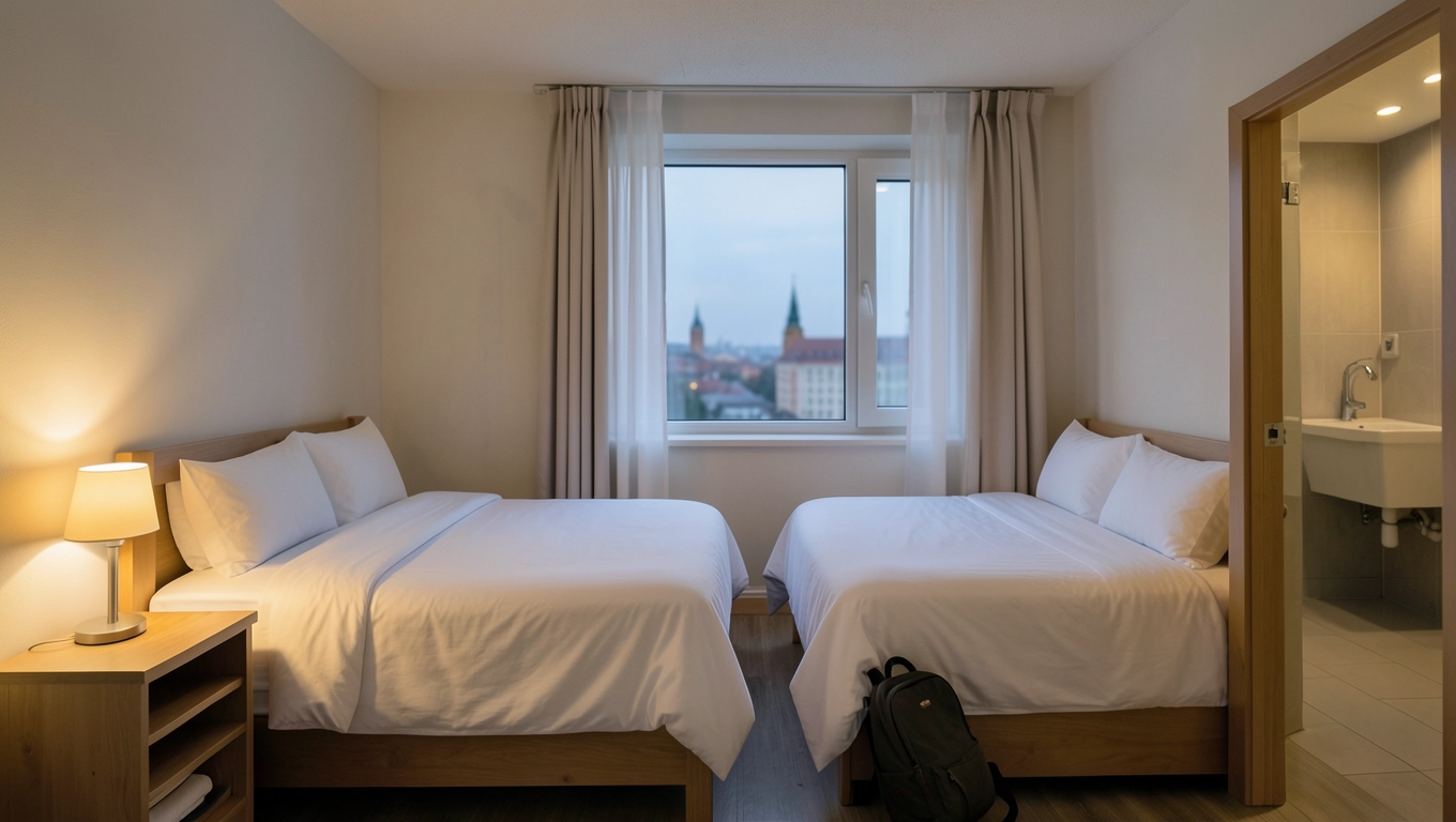 Jak zarezerwować pokój 2-osobowy w hostelu w Warszawie krok po kroku