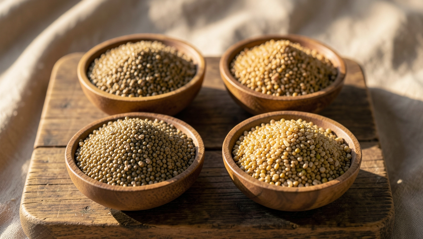 Komosa ryżowa kontra kasza gryczana, ryż brązowy i bulgur