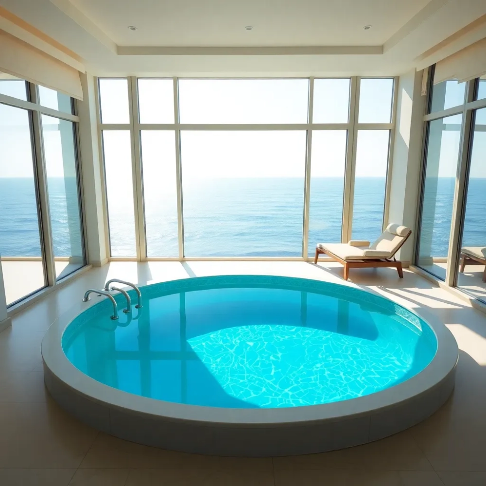 Pokój z prywatnym jacuzzi nad morzem