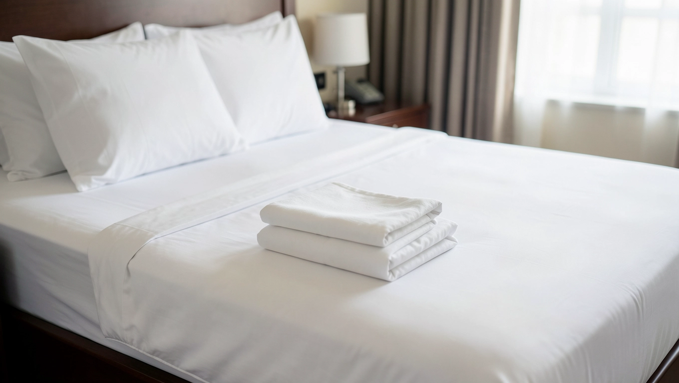 Składanie Pościeli W Hotelu