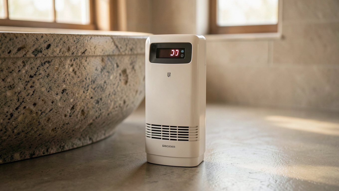 Stojąca suszarka do ręczników z termostatem i timerem