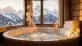 apartament z jacuzzi w pokoju góry