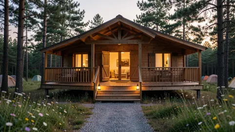 dimension bungalow camping