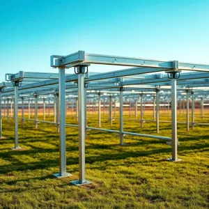 Konstrukcja pod panele fotowoltaiczne na gruncie 10 kW