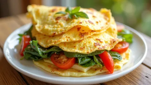 omlet na śniadanie
