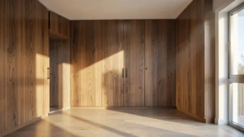 panele ścienne fornirowane mdf do apartamentu