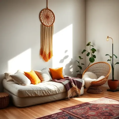 Pokój w stylu boho